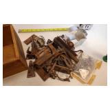Assortment of USED Door Hinges and Other Hardware