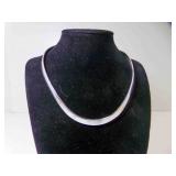 Silver Tone Collar or Neck Ring - Stamped "Best"