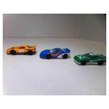 3 1993 Hot Wheels Race Cars - Happy Meal Toys