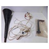 17" Black Funnel - Ignition Cable & Diode Tester