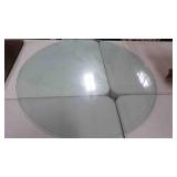 USED Glass 42"  Double Pane Table Topï¿½ " Thick