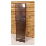 Thick Acrylic Smoky Brown/Grey Formed Maybe