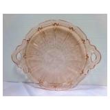 Cherry Blossom handled Platter 12"