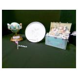 Precious Moments 1991 Plate, Toy Chest Musical