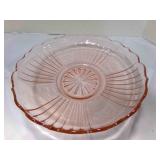 Pink Mayfair Open Rose Console Bowl 12"