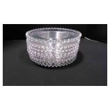 11 Imperial Glass Candlewick clear glass plates.