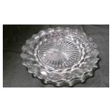 vtg American Fostoria salad plates 7.5" x8