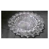 vtg American Fostoria salad plates 7.5" x8