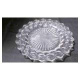 vtg American Fostoria dinner plates 9.5" x8. 1 has