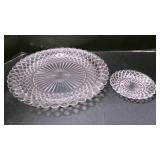 Anchor Hocking Waterford Waffle sandwich platter