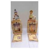 Enesco 1992 Porcelain figurines Mary had a Little