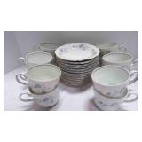 12 Johann Haviland Bavaria Germany Blue Garland