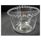 Sauce dish. Candlewick pattern. 6" diameter.