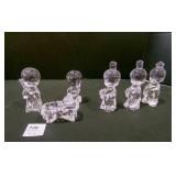 Lead Crystal Nativity Precious Moments Figurines