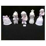 5 Precious Moments in Boxes-Christmas Bell