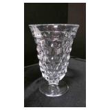 6 Fostoria American 6" tall water goblets