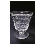 8 Fostoria American low water goblet, 1 has crack