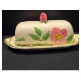 Butter Dish w/lid; Desert Rose pattern