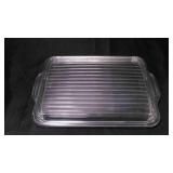 vtg Pyrex ribbed design refrigerator lid