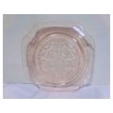 Pink Madrid Depression Glass 10" Serving Platter