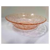 Pink Sharon Cabbage Rose larger serving bowl 10"