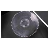 Imperial Glass Candlewick serving plate