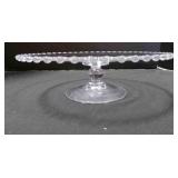 Imperial Glass Candlewick pedestal cake stand.