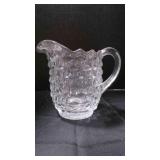 vtg American Fostoria Pitcher 7.5"