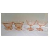 2 Different sets of sherbets, 2 different patterns