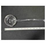 Glass ladle.