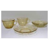 Vtg Federal Sharon Cabbage Rose pattern depression