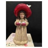 "Winter Fun" Girl with Snowballs figurine