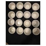 16 China Berry Bowls; Homer Laughlin Pottery