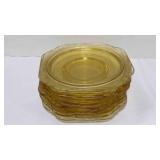 9 Yellow amber Federal glass Madrid depressionï¿½.