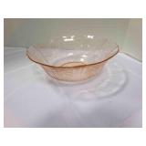 Pink Madrid Depression Glass 8.5 Serving Bowl