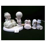 3 Precious Moments in Boxes- Going Home