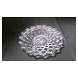 vtg American Fostoria salad plates 7.5" x 12