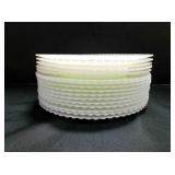 16 MacBeth-Evans Monax Petalware white opalescent