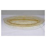 Anchor Hocking Cameo Ballerina yellow depression