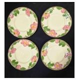 4 Bread & Butter Plates; Desert Rose pattern