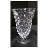 6 Fostoria American 6" tall water goblets