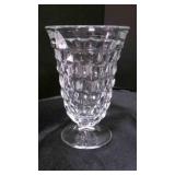 6 Fostoria American 6" tall water goblets