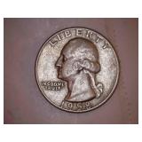 1958-D Silver Washington Quarter