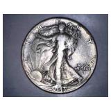 1943 Walking Liberty Half Dollar