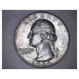 1964-D Silver Washington Quarter