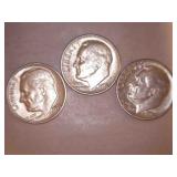 1959-D Silver Roosevelt Dimes (2/3)