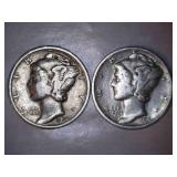 Mercury Dimes (2)