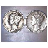 Mercury Dimes (2)