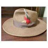 Comfort Felt Brown Wool Fedora Hat