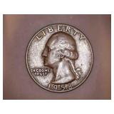 1958-D Silver Washington Quarter